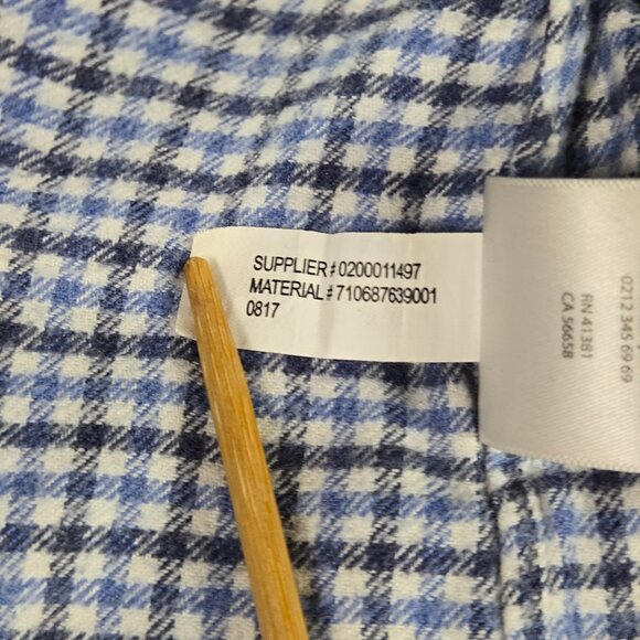 Ralph Lauren XL Classic Fit Blue Plaid Button Down Shirt Long Sleeve Preppy - Picture 14 of 16